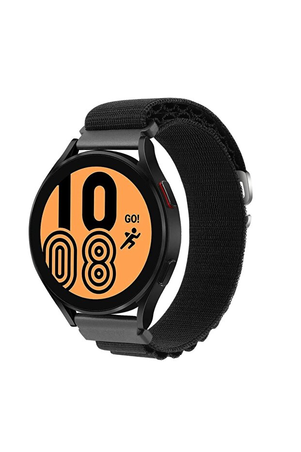 ® Watch 20mm Kr410 Fabric Strap - Black