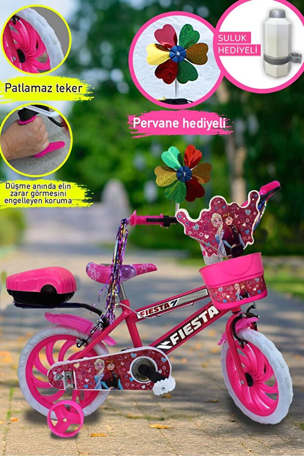 Flipper 15 Jant Pembe Kız Çocuk Bisikleti 2026 Yeni Sezon (SULUK VE RÜZGAR GÜLÜ HEDİYELİ)