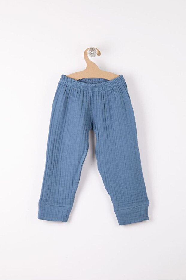 Baby Muslin Elastic Waist Trousers 100% Cotton