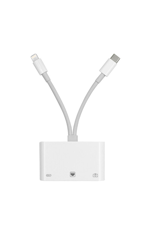 محول كاميرا إيثرنت من نوع ZR814 Lightning Type-C