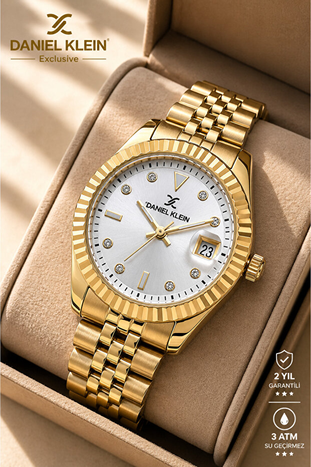 Women's Watch with Metal Case - Strap 3 Atm Water Resistant