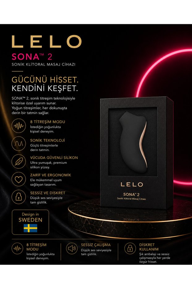 Sona 2 Sonic Klitoral Orgazm Vibratörü