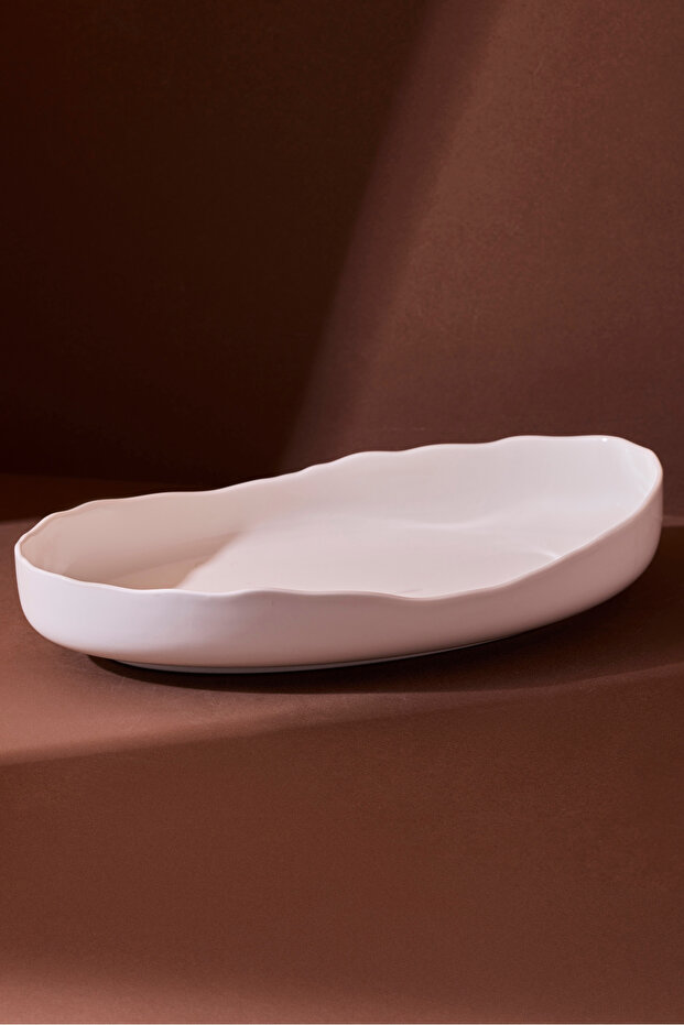 Roma Porcelain Salad Plate 32X18.5X5.4 cm