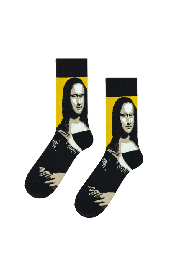 Monalisa Portrait Patterned Artistic Unisex Socks