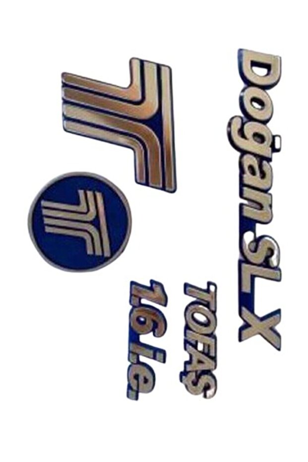 مجموعة حروف تزوير الأمتعة الأمامية من Tofaş Doğan Slx 5 قطع
