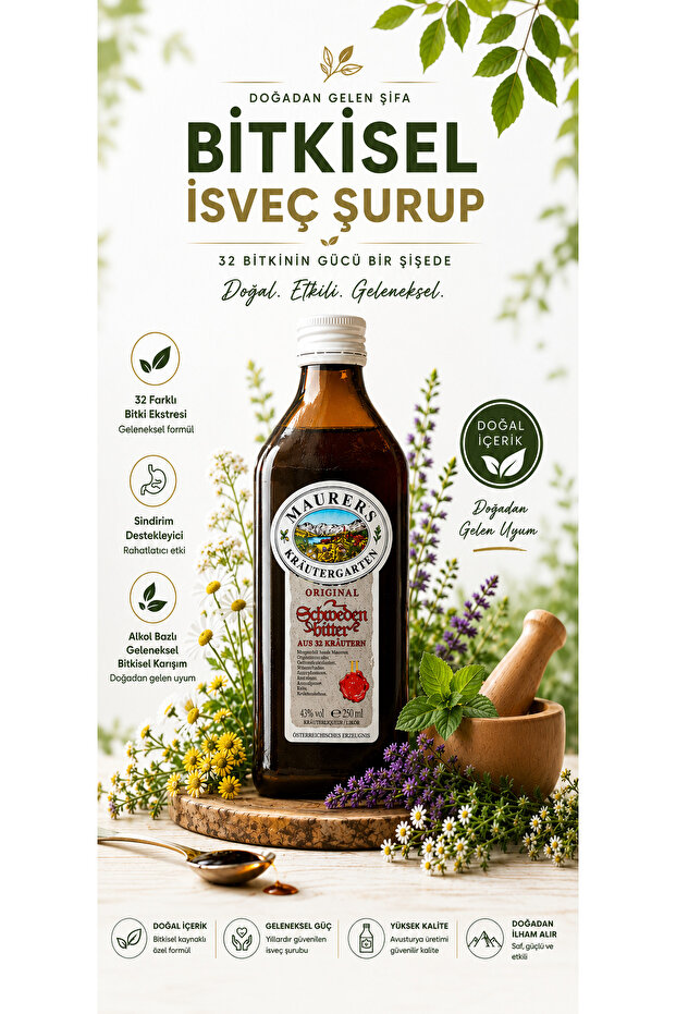 Bitkisel Isveç Şurup 250ml - 1