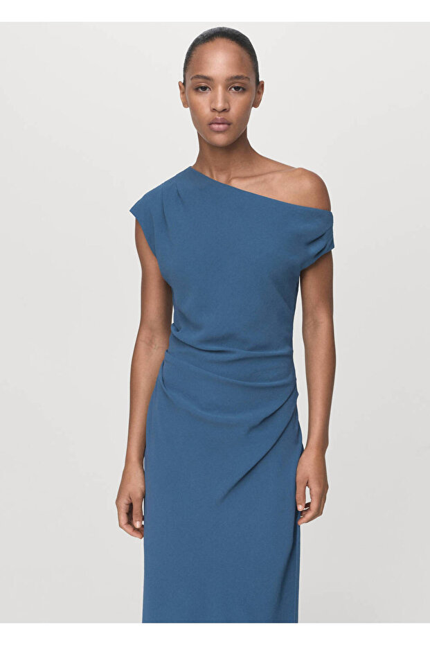 Asymmetric Midi Dress