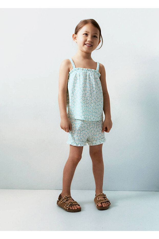 Shorts mit Blumenmuster - 3