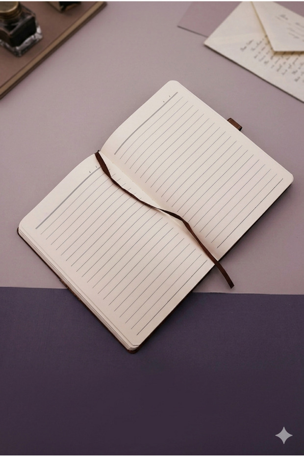 مجموعة دفتر مع مقلمة
