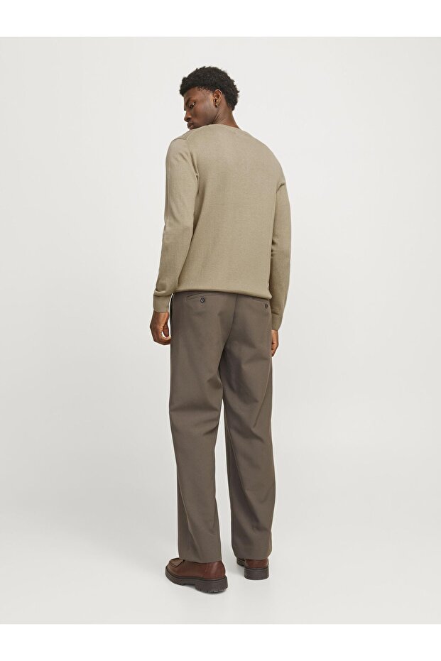 Strickpullover Einfarbig Strickpullover - 3