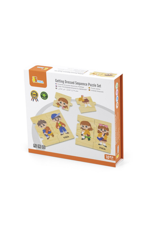 Puzzle secvential Etapele imbracarii, - 6