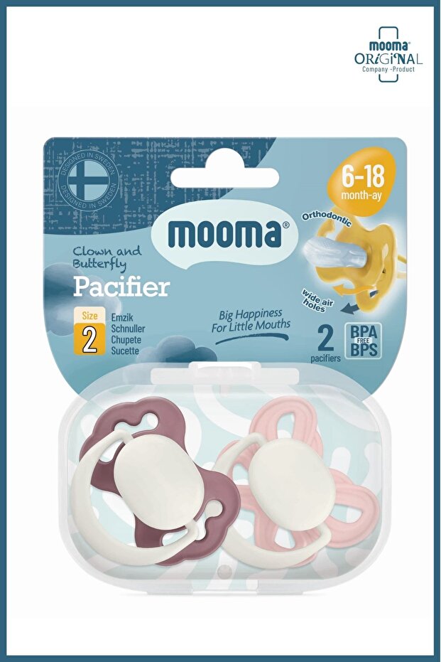 Naturalfeel ™ Premium Natural Feel Orthodontic Ultra Soft Silicone Pacifier 6-18 Months 10.09