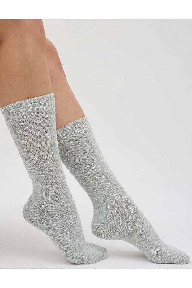 Melange Thick Winter Socks - 6
