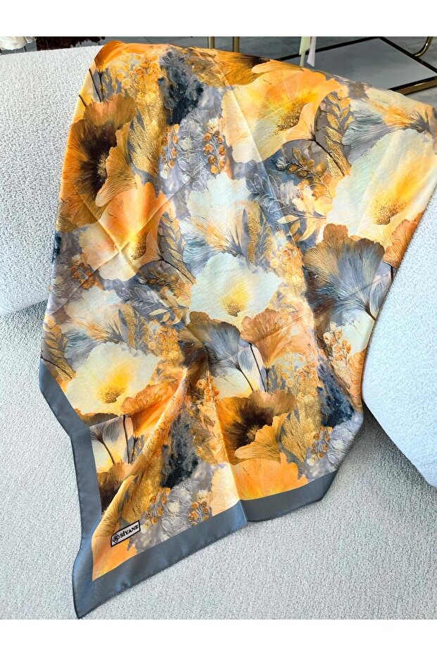 Si̇yane Cotton Scarf Pattern 2 26 - 5