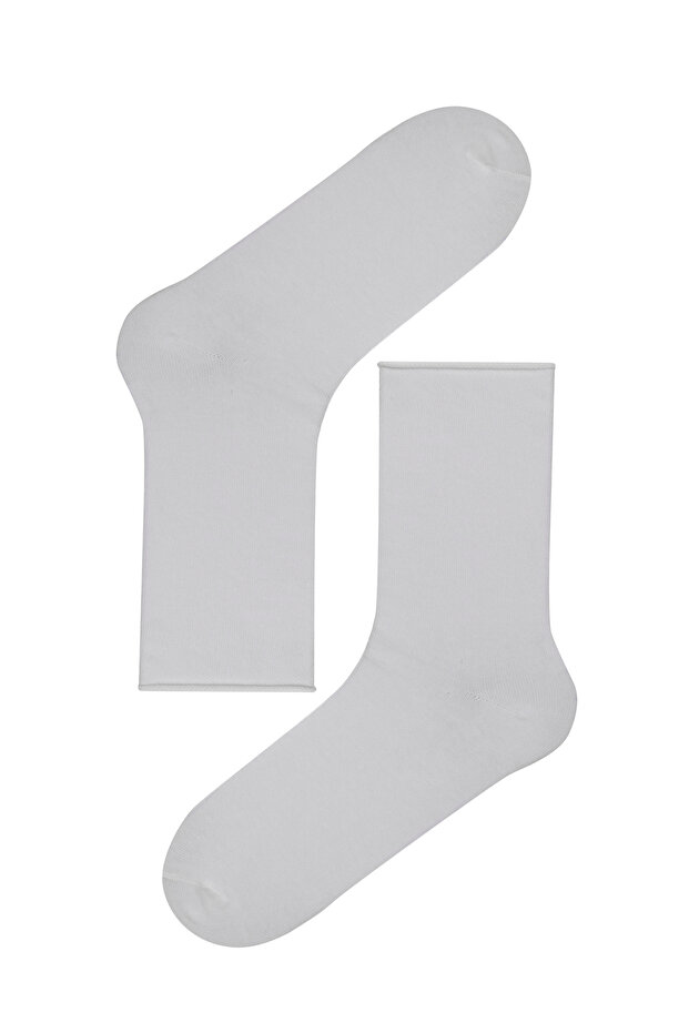 Simple 4-Piece Blue Socks - 2