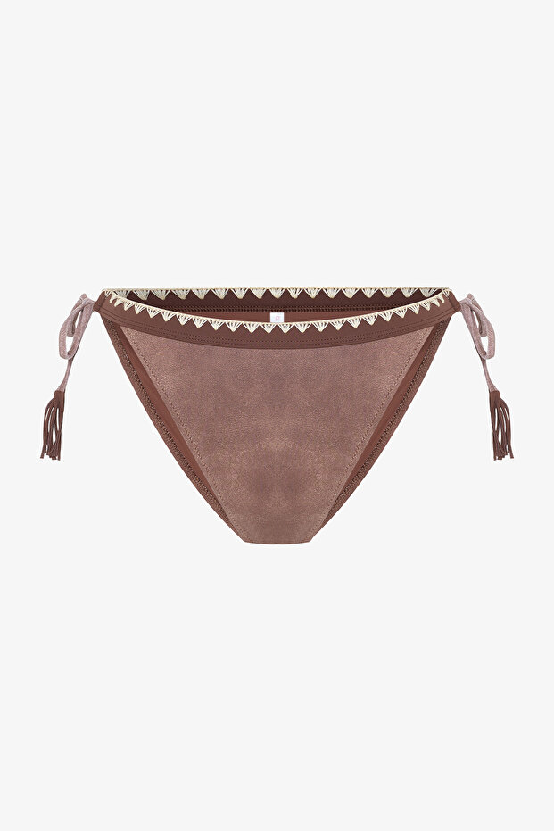 Hellbrauner Emery-Bikiniunterteil - 5
