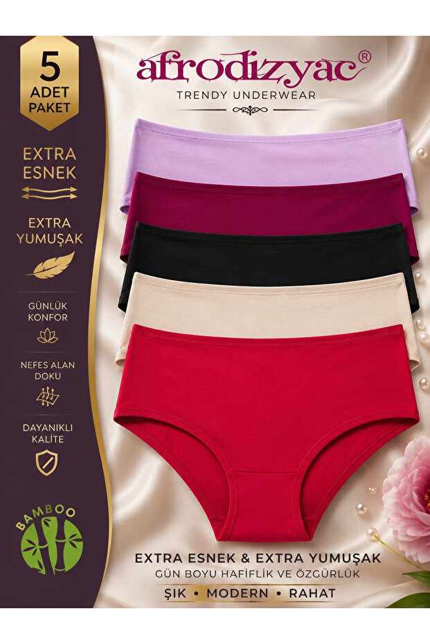 5-Piece High Waist Bamboo Bato (EXTRA SOFT AND FLEXIBLE)
