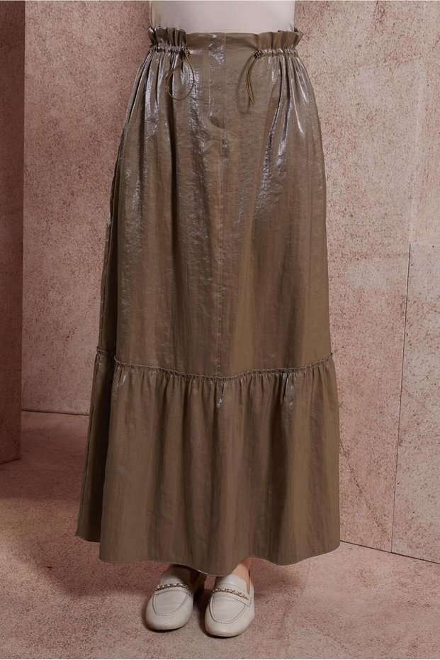Shiny Fabric Skirt 60567