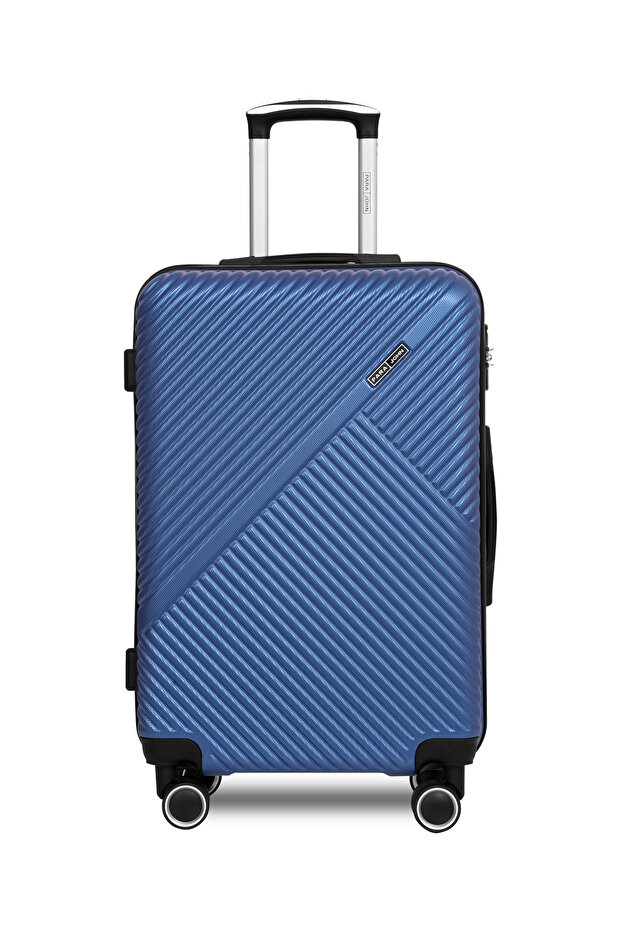 حقيبة سفر Aurora Cabin-Size Small (20 بوصة) من مادة ABS الصلبة مع 4 عجلات دوارة وقفل