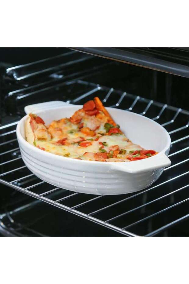 Zazu Oval Baking Dish 1.4L -White