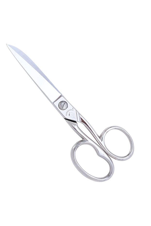 Horsehead Nickel Plated Home and Overhead Scissors (17cm) (Made in Turkey)