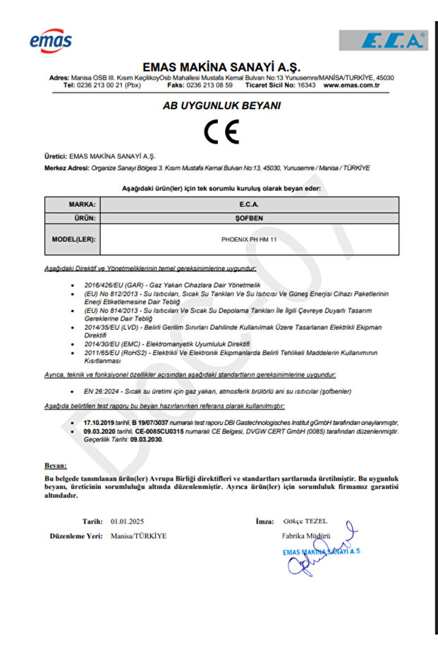 Phoenıx Ph Hm 11 Lt Şofben (BACA DAHİL) - 4