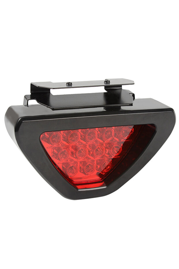 Red Universal Fog Lamp Triangle Car Brake Light Red Tail Light LED Flash Bulbs Warning Light