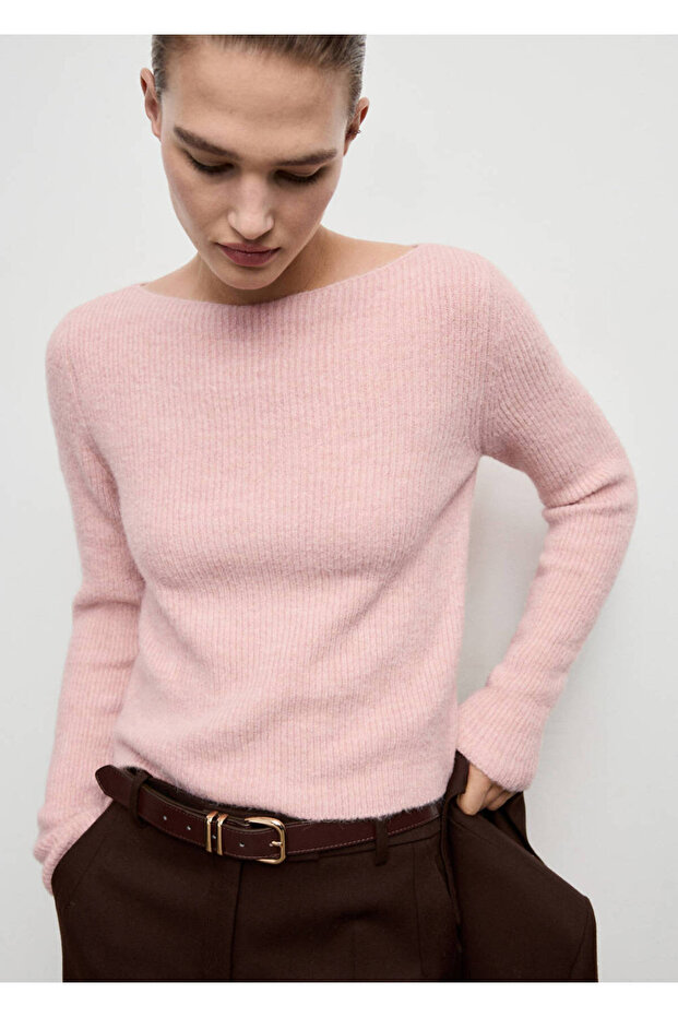 Ribbed Knitwear Sweater