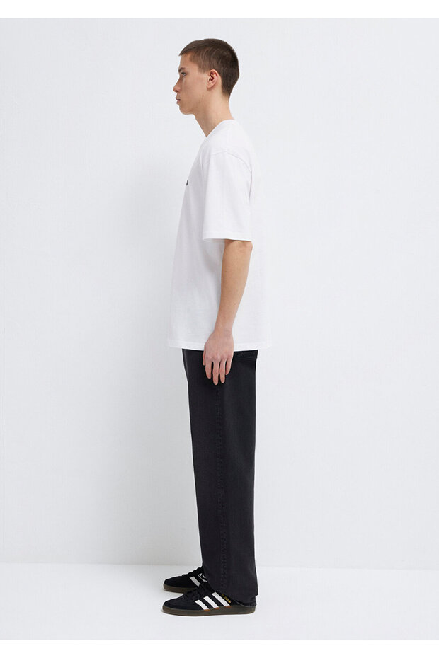 Μπλουζάκι Pro White Basic Relaxed Fit / Άνετο κόψιμο 0613090-620 - 5