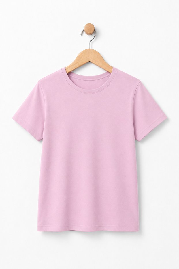 Pink Short Sleeve Kids T-Shirt - Cotton Combed Anti-Sweat Premium Pink Kids T-Shirt