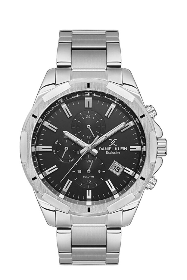 Dke.1.10441.1 Exclusive Functions Active Steel Finish Metallic Color Men's Wristwatch