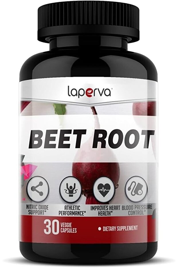 Beetroot, 30 Veggie Capsules, 650 Mg, Nitric Oxide Support, Athletic Performance.