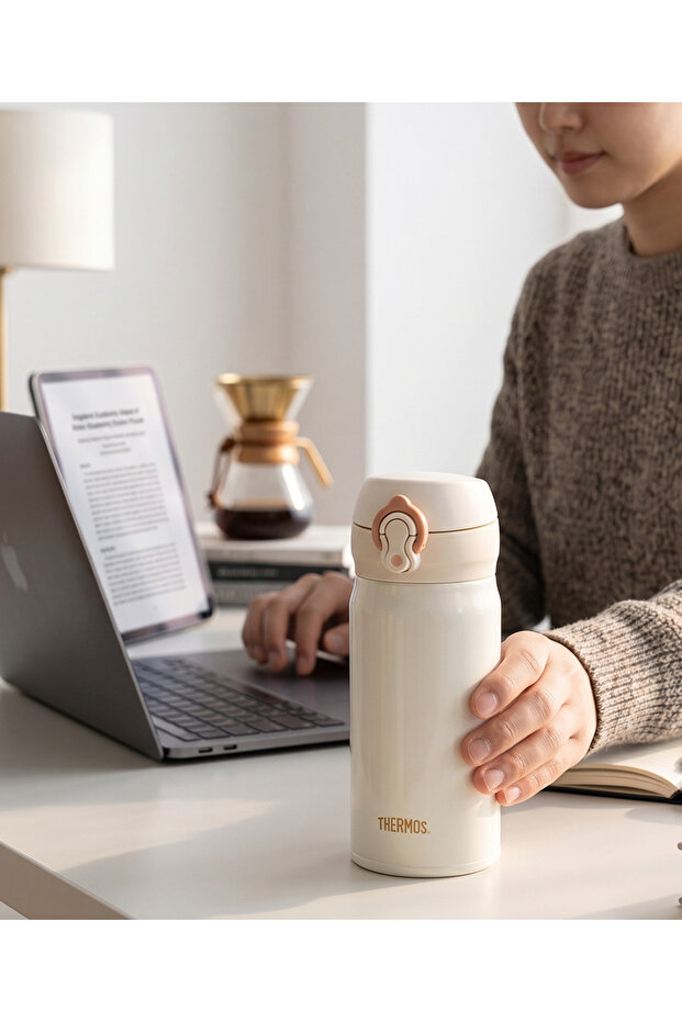 Cream Mug Thermos with Ultralight 0.50 L and 0.35 L Options
