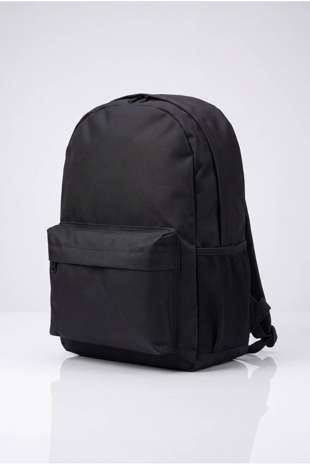 Black Unisex Notebook Laptop School Course Camping Travel Trip Daily Use Backpack