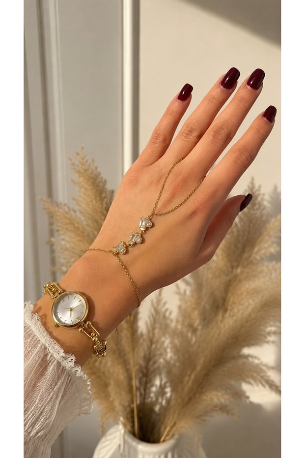 Heart Model Zircon Stone Luxury Stainless Steel Shahmeran