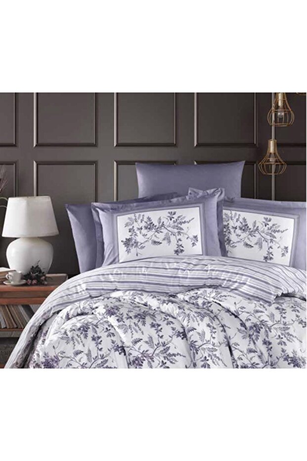 Clasy Ranforce 2-Piece Pillowcase with Cover 50X70 +5 cm Flounce Montera Lilac