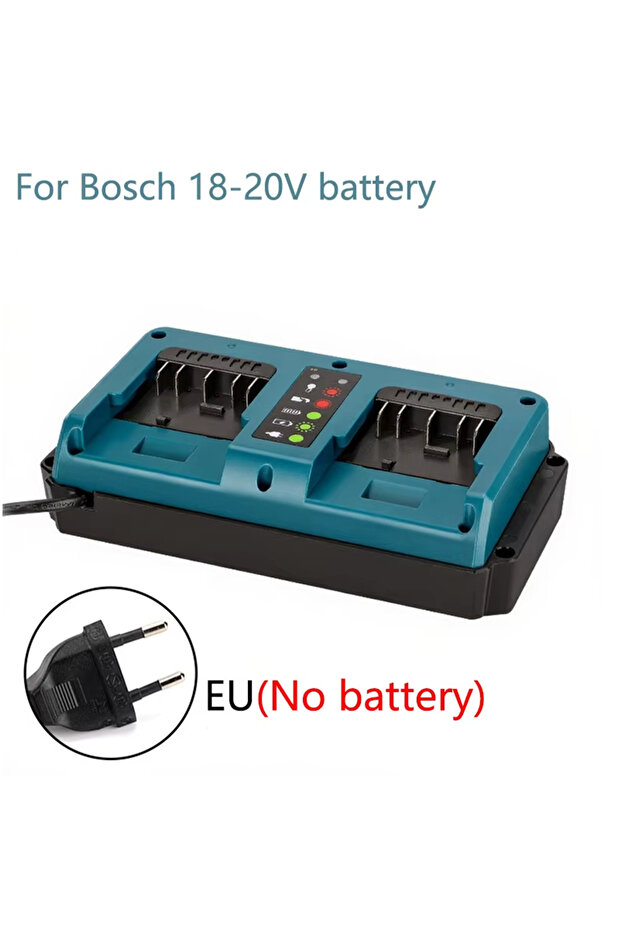 EU Plug Battery Charger For Bosch Replacement Charger Station Suitable for Bosch 18V BAT609 BAT609G