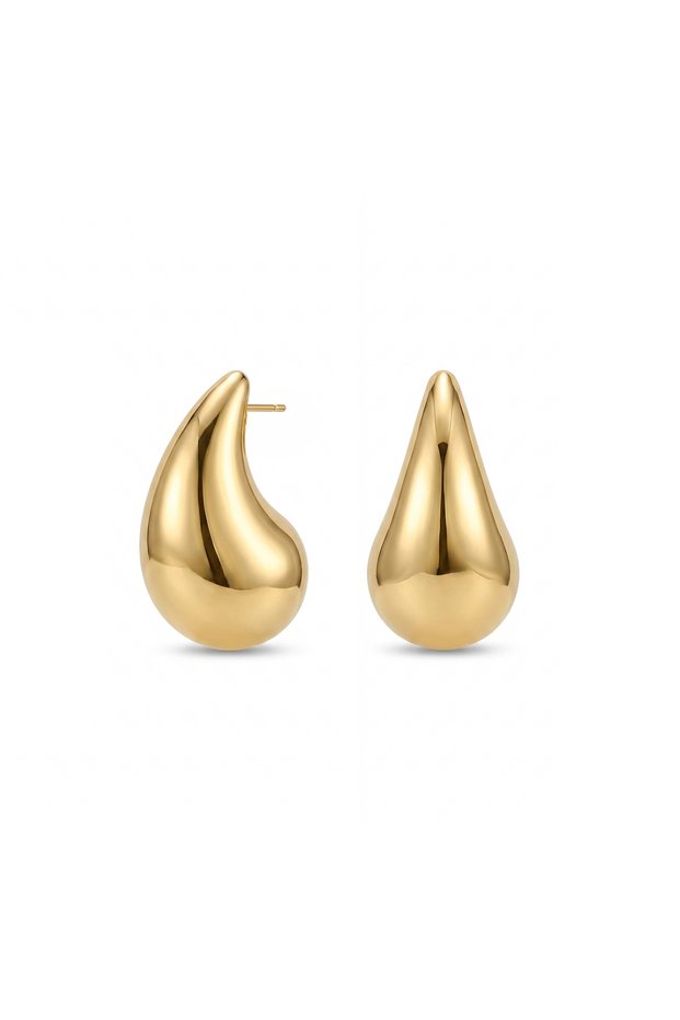 Steel Bote Earrings Gold