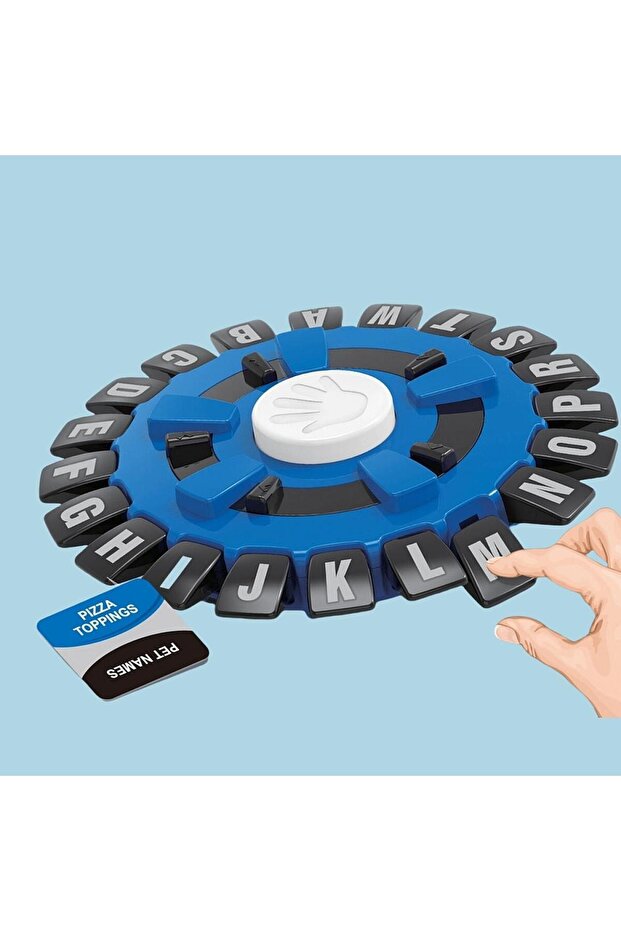 لعبة DEEP BLUE Crazy Alphabet Board Game - عجلة دوارة بـ 24 مفتاحًا للمرح العائلي والتعلم التفاعلي!
