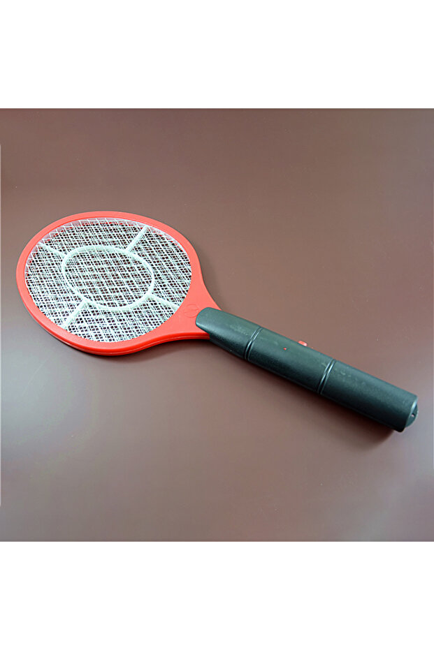 Red Electric Fly Insect Bug Zapper Bat Handheld Insect Fly Swatter Racket Portable Mosquitos Killer