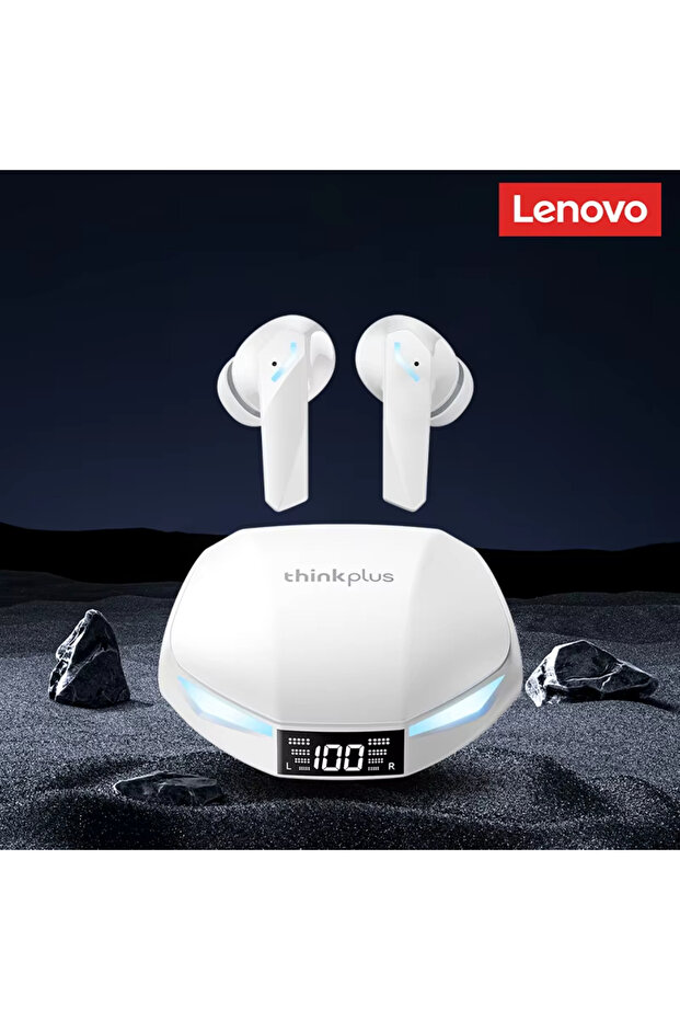 Lenovo XT53 White New Lenovo XT53 Bluetooth V5.4 Earphones Ultra Low Latency With Long Standby Headp