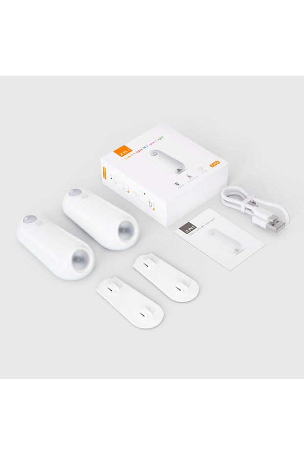 2Pcs Toilet Night Light Motion Sensor Light Toilet Bowl Light RGB 7Color Changing For Bathroom Decor