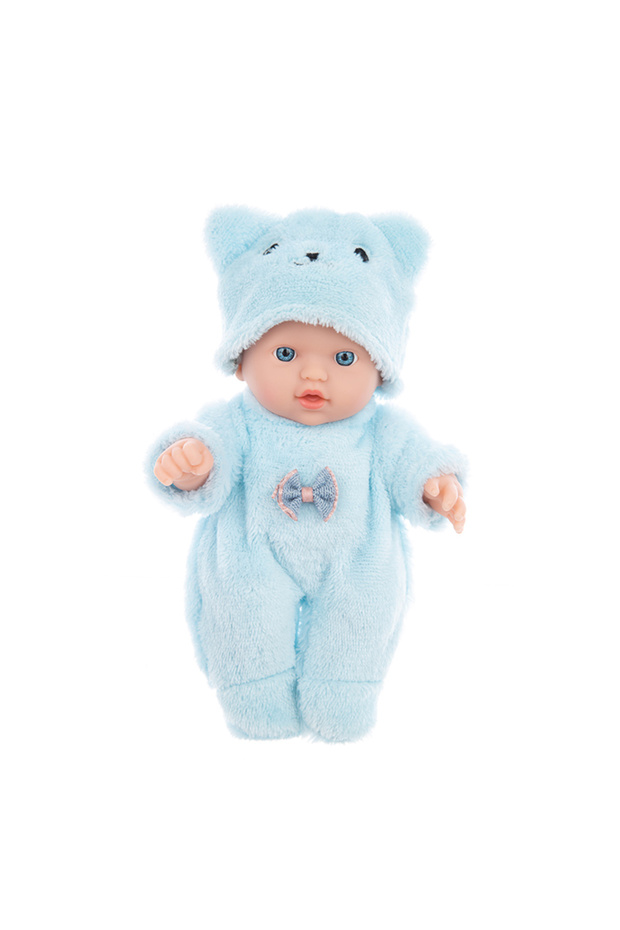 2 20cm/8-inch simulated silicone doll, including doll ,clothes and hats, the best children's holida.