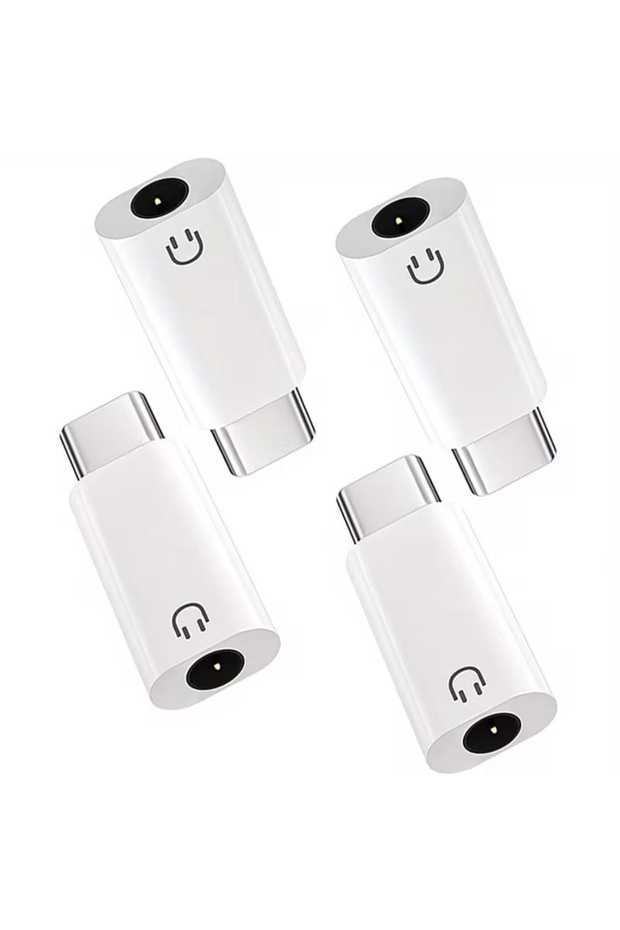 4pcs 1/2/4Pcs USB C to 3.5mm Headphone Jack Adapter, Audio to USB C Adapter, Type C to Aux Audio Don