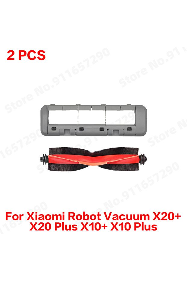 2 pcs For Xiaomi Robot Vacuum X20 Plus/ X20+/X10+ / X10 Plus Spare Parts Accessories Main Side Brush