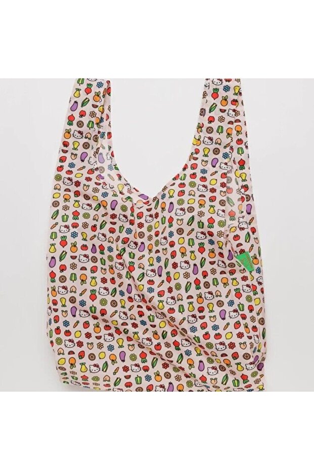 1pcs New Kawaii Hellokitty Shopping Bag Cartoon Cute Storage Bag Collapsible Handbag Student Shoulde