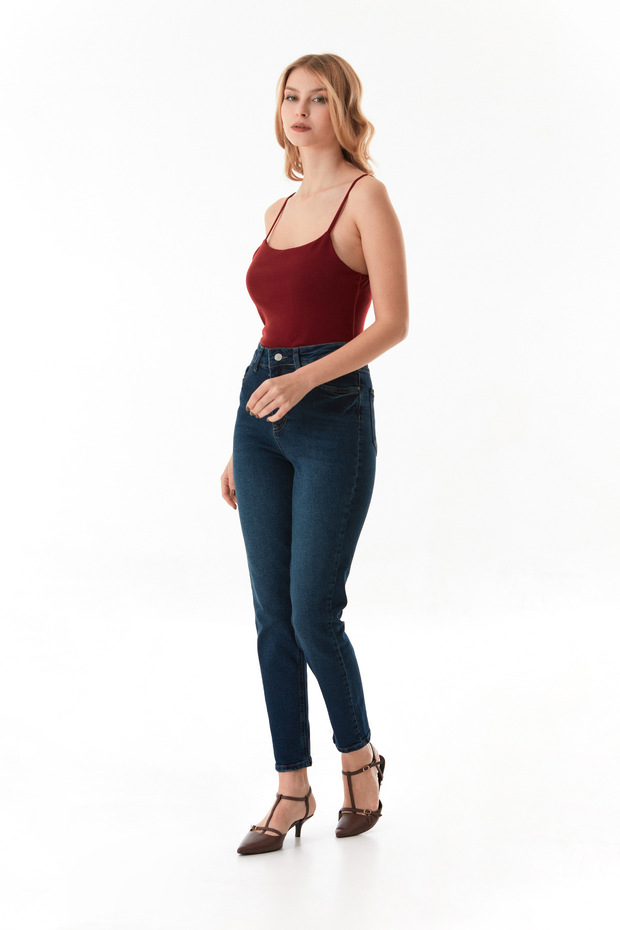Basic Snap Rope Strap Bodysuit - 6