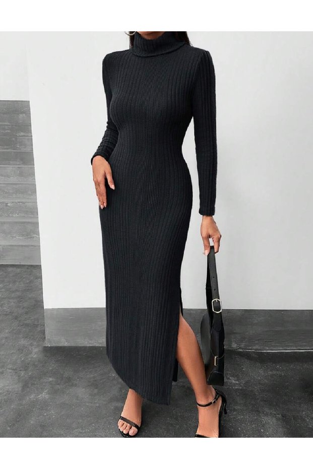 Rochie lunga, Negru