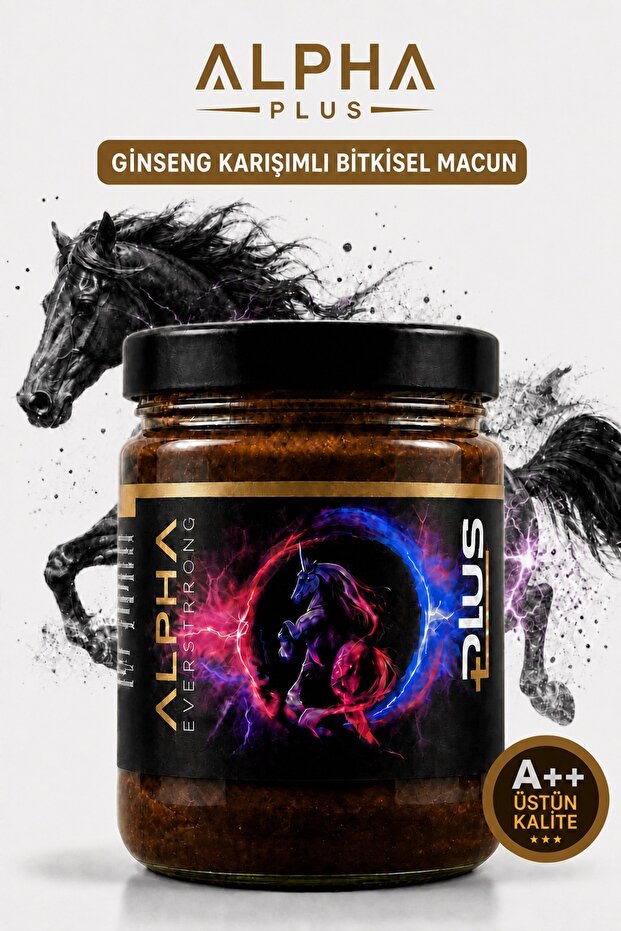 Alpha Ginsengli Bitkisel Macun Kavanoz (240 GR)