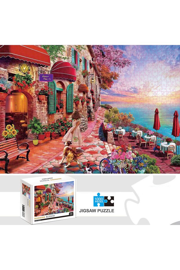 Morning Blossom 1000 Pieces Morning Blossom Jigsaw Puzzle Home Decor Adults Puzzle Games Family Fun